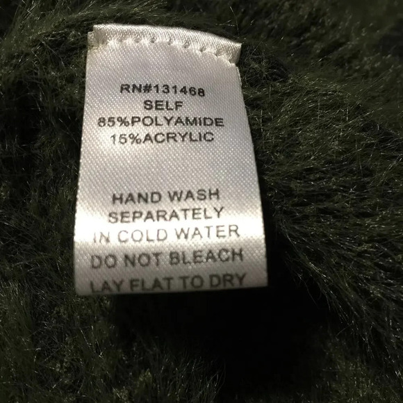 Cardigan by FATE size S green blk stretchy material - Picture 3 of 7